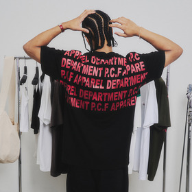 RED BACK PRINT SS TEE 詳細画像
