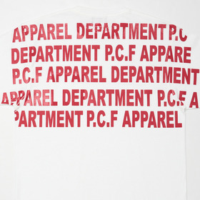 RED BACK PRINT SS TEE 詳細画像
