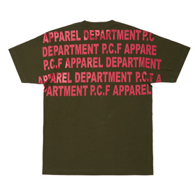 RED BACK PRINT SS TEE