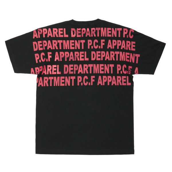 RED BACK PRINT SS TEE 詳細画像 Black 1