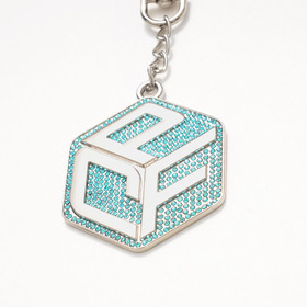 PCF LOGO RHINESTONE KEYCHAIN 詳細画像