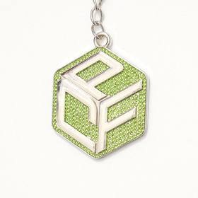 PCF LOGO RHINESTONE KEYCHAIN 詳細画像