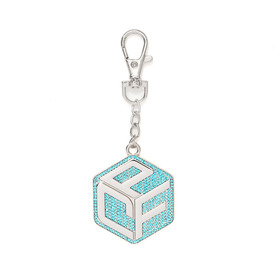 PCF LOGO RHINESTONE KEYCHAIN