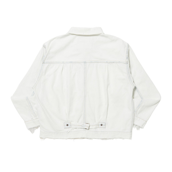 RILY R&Y SP T-BACK BLEACH JACKET 詳細画像 White 1