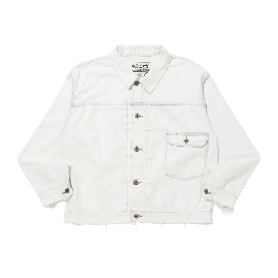 RILY R&Y SP T-BACK BLEACH JACKET | RILY | VERTICAL