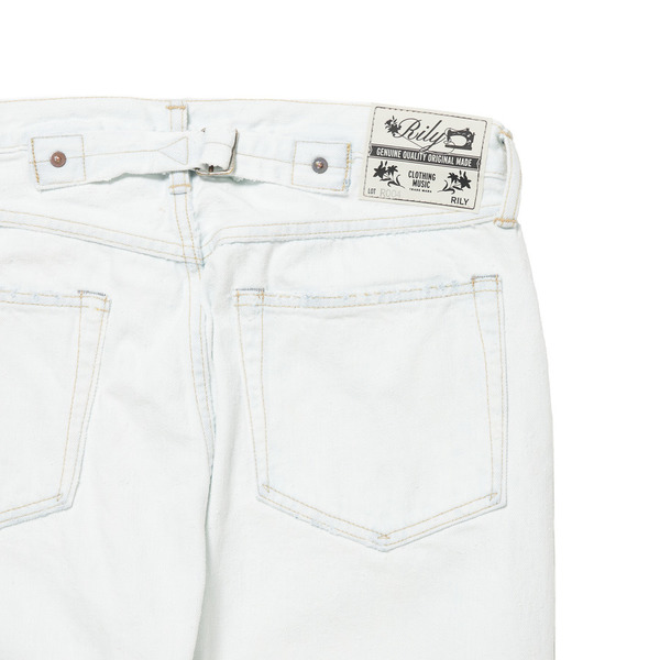 RILY R&Y SP BLEACH JEANS 詳細画像 White 4