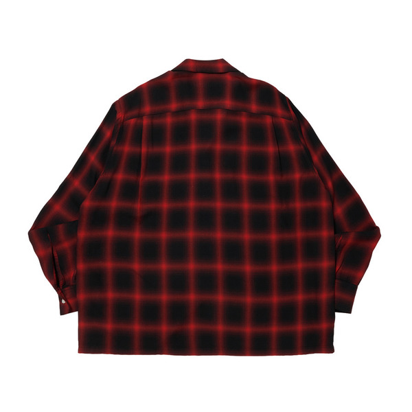 Ombre Check Shirts 詳細画像 Red 2