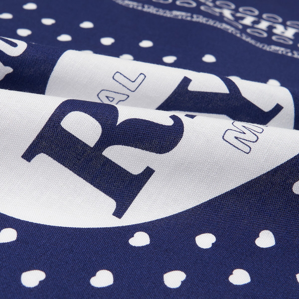 Heart Logo Bandana 詳細画像 Navy 10
