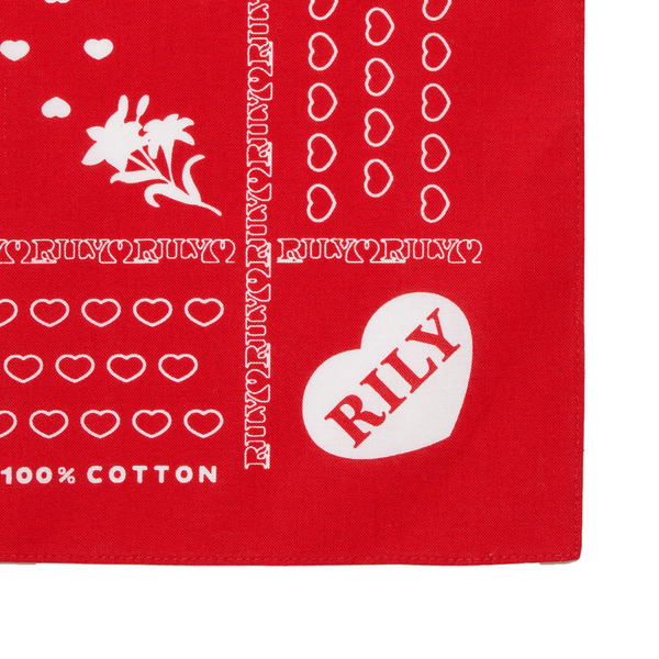 Heart Logo Bandana 詳細画像 Navy 2