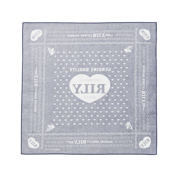 Heart Logo Bandana 詳細画像 Navy 6