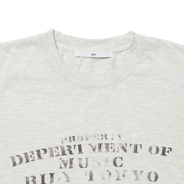 Stencil Logo SS Tee 詳細画像 H.Grey 3