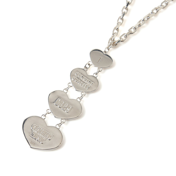 RILY  Three Hearts Necklace 詳細画像 Silver 3
