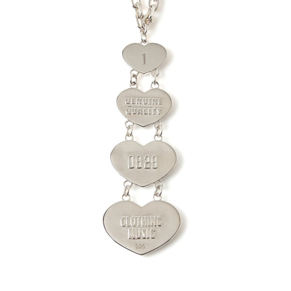 RILY  Three Hearts Necklace 詳細画像 Silver 5