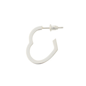 RILY Original Heart  Earring Silver