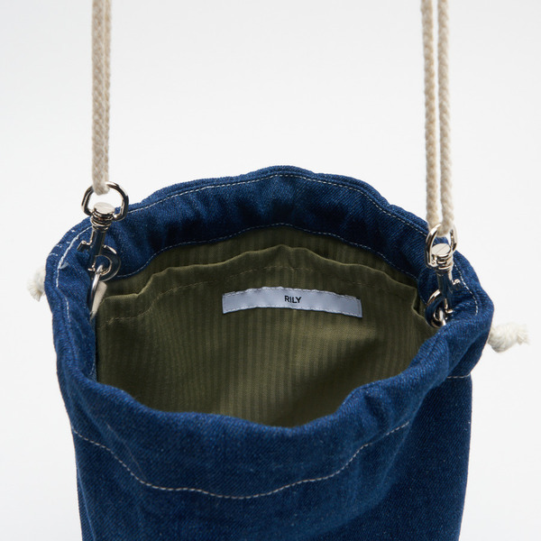 Stencil Denim 2Way Bag 詳細画像 Indigo 8