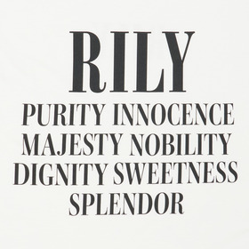RILY Language Tee SS 詳細画像