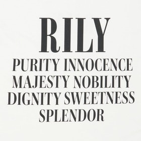 RILY Language Tee SS 詳細画像