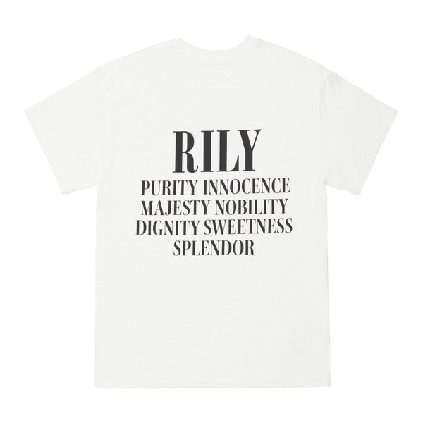 RILY Language Tee SS 詳細画像 White 1