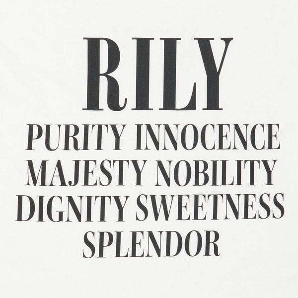 RILY Language Tee SS 詳細画像 White 3
