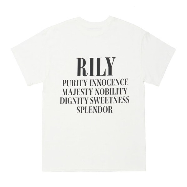 RILY Language Tee SS 詳細画像 White 1
