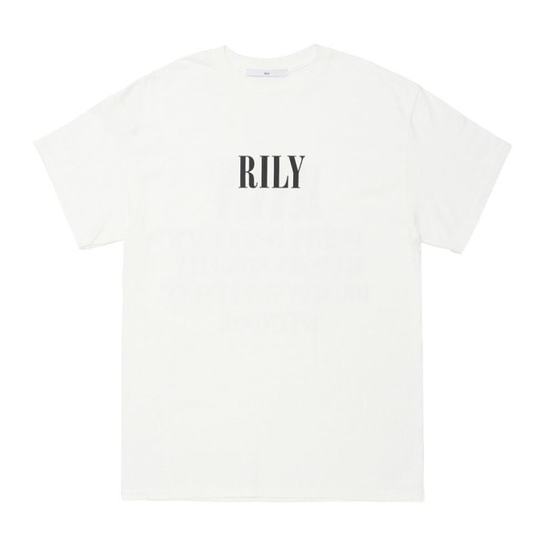 RILY Language Tee SS 詳細画像 White 1