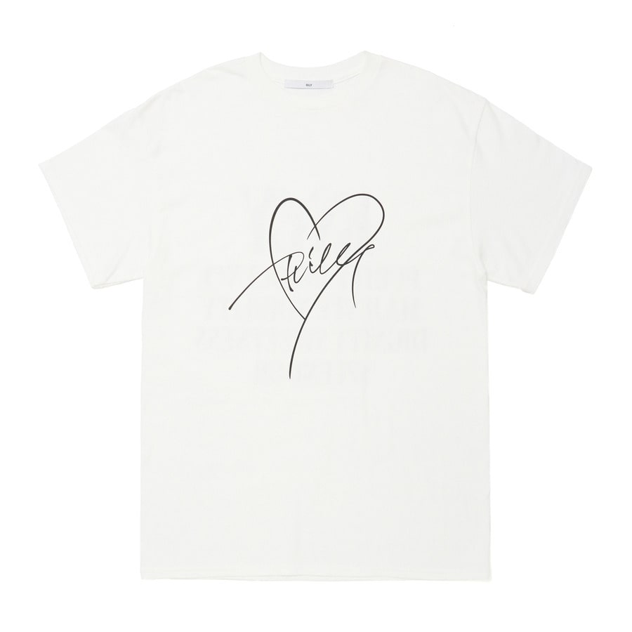 Heart Script Tee SS | RILY | VERTICAL GARAGE OFFICIAL ONLINE STORE