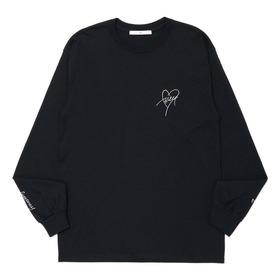 Heart Script Tee LS