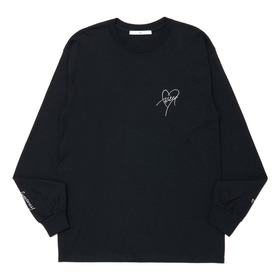 Heart Script Tee LS