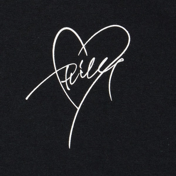 Heart Script Tee LS 詳細画像 Black 8