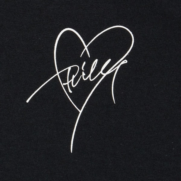 Heart Script Tee LS 詳細画像 Black 8
