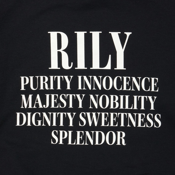 RILY Language Hoodie 詳細画像 Black 8