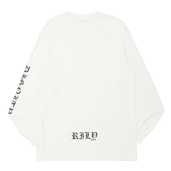 RILY Old English Tee LS 詳細画像 White 1