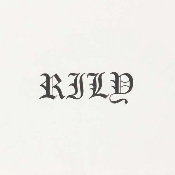 RILY Old English Tee LS 詳細画像 White 4