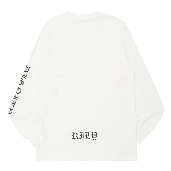 RILY Old English Tee LS 詳細画像 White 1