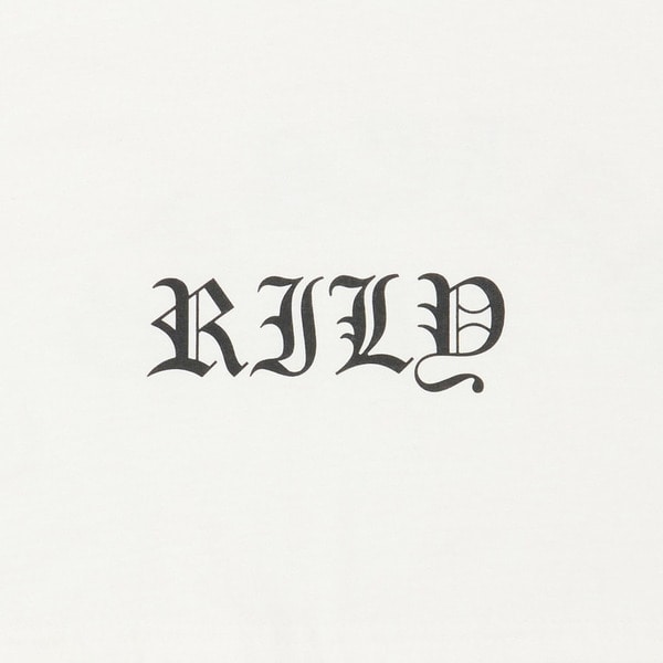 RILY Old English Tee LS 詳細画像 White 4