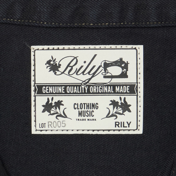 RILY R&Y SP T-Back Garment Dye Jacket 詳細画像 Black 3