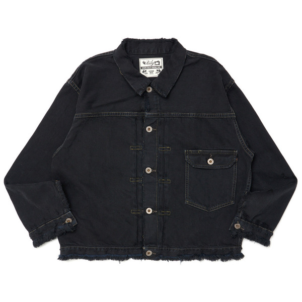 RILY R&Y SP T-Back Garment Dye Jacket 詳細画像 Black 1