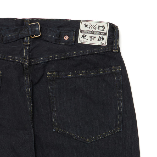 RILY R&Y SP Garment Dye Jeans 詳細画像 Black 5