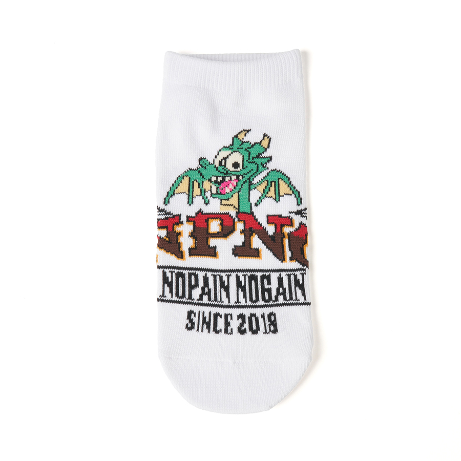 RYU LOGO SOCKS 詳細画像 White 1