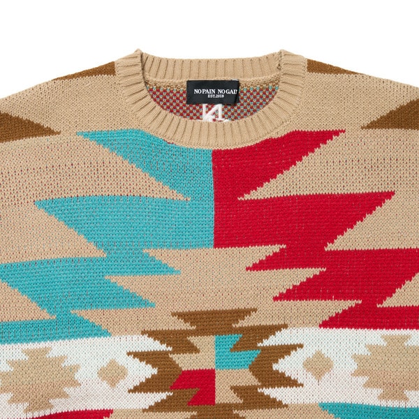 NPNG Native Knit Sweater 詳細画像 Beige 2