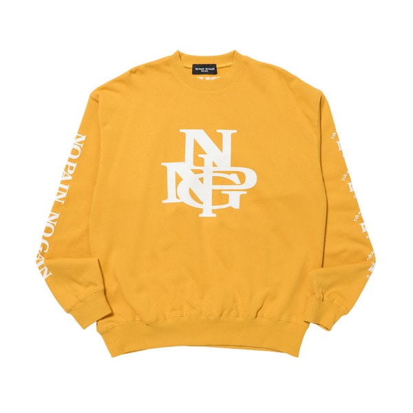 NPNG Logo Crewneck 詳細画像 Yellow 1