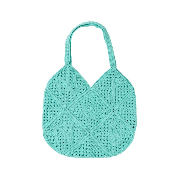 NPNG Logo Knit Bag 詳細画像 Turquoise 1