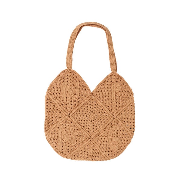 NPNG Logo Knit Bag 詳細画像 Brown 1
