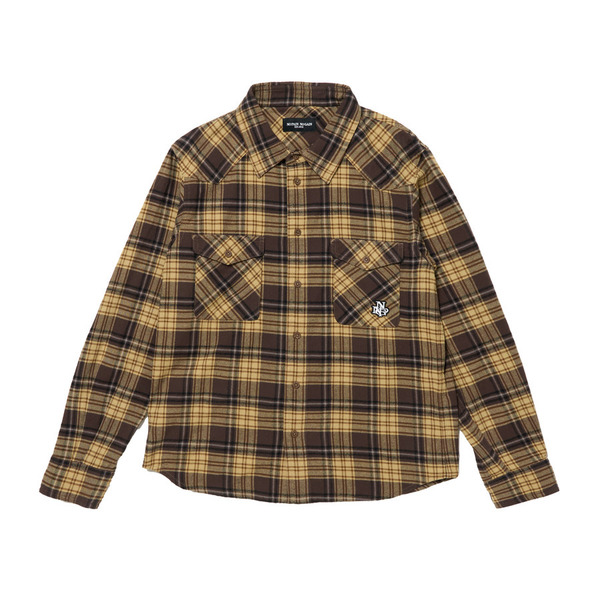 NPNG Check Shirt LS 詳細画像 Brown 1