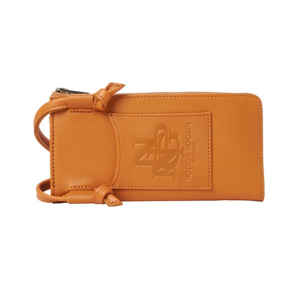 NPNG Logo Wallet Phone Shoulder Case 詳細画像 Brown 3