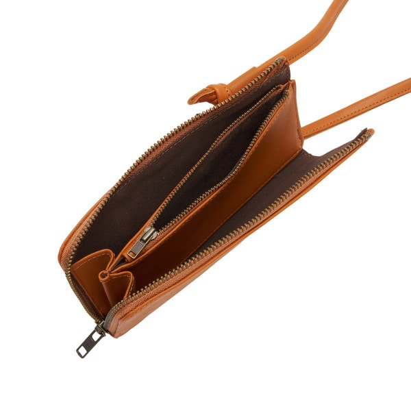 NPNG Logo Wallet Phone Shoulder Case 詳細画像 Brown 6
