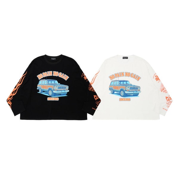 NPNG Wagon LS Tee 詳細画像 White 12