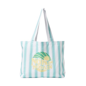 Surf Logo Striped Tote Bag
