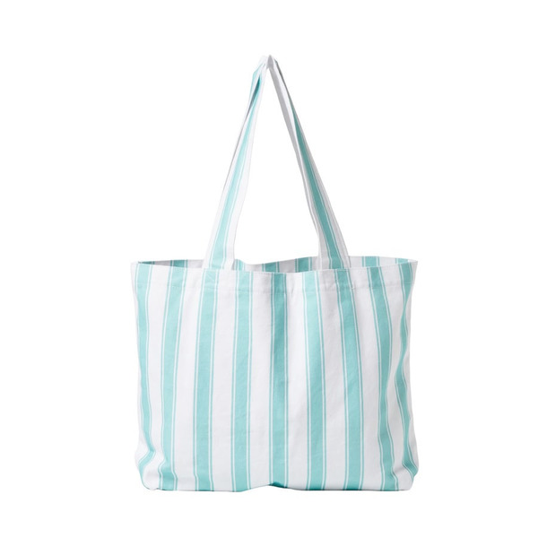 Surf Logo Striped Tote Bag 詳細画像 L.Blue 2