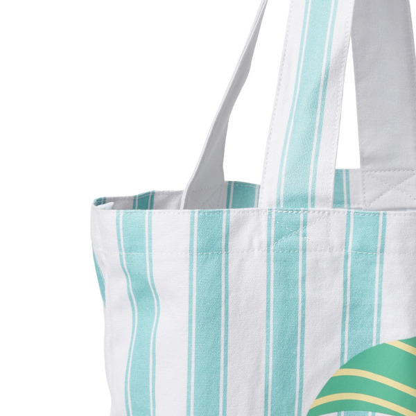 Surf Logo Striped Tote Bag 詳細画像 L.Blue 4